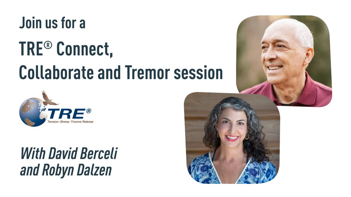 tremor session led by David Berceli and Robyn Dalzen